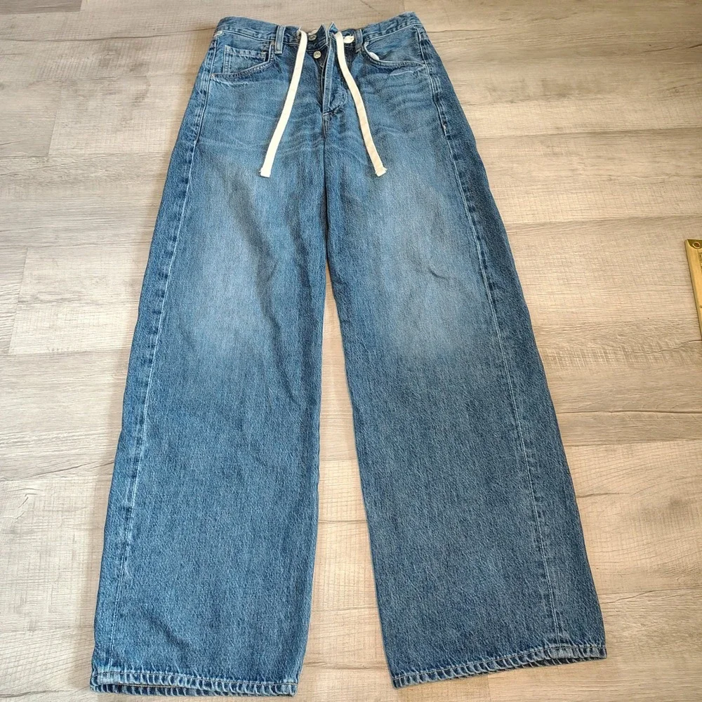 Citizens of Humanity Horseshoe Jeans Blue Wide Leg 2069B-1138 Size 26 - Picture 1 of 11